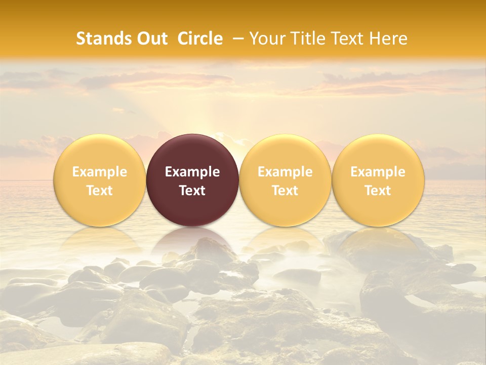 Cloud Outdoor Dawn PowerPoint Template