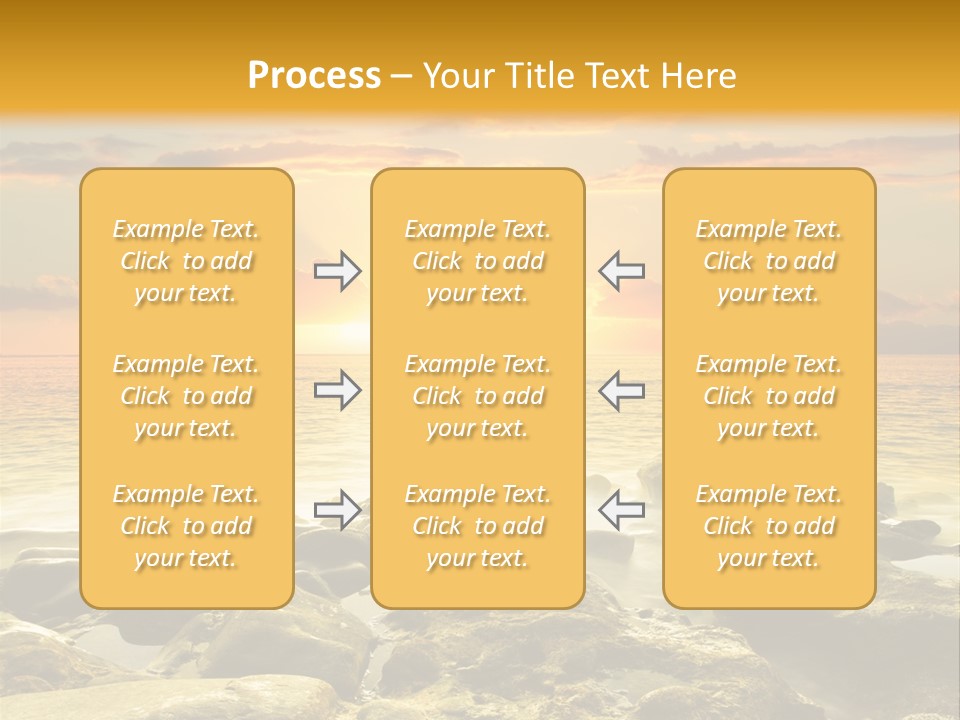 Cloud Outdoor Dawn PowerPoint Template