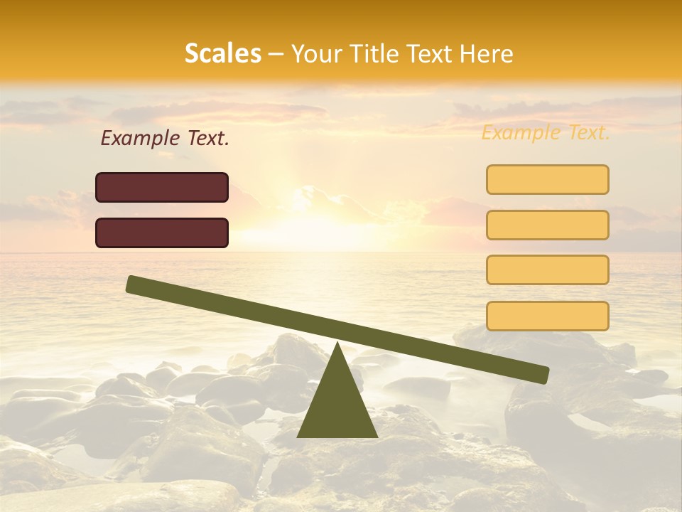 Cloud Outdoor Dawn PowerPoint Template