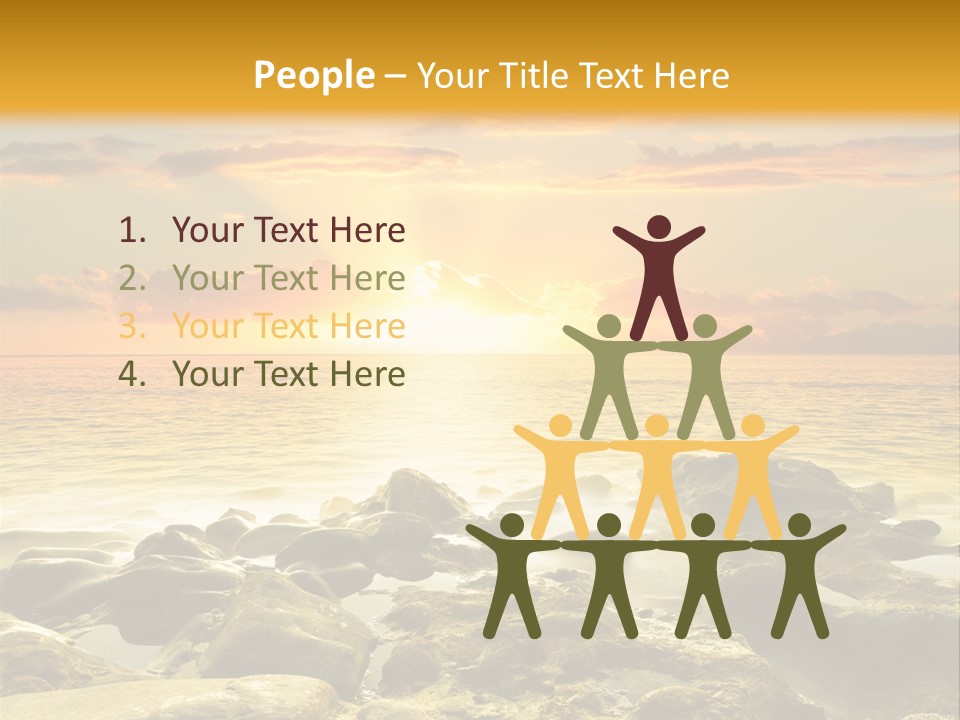 Cloud Outdoor Dawn PowerPoint Template