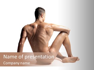 White Beauty Spine PowerPoint Template