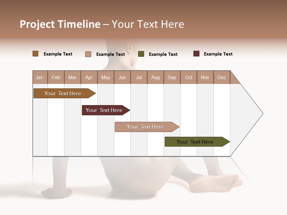 White Beauty Spine PowerPoint Template