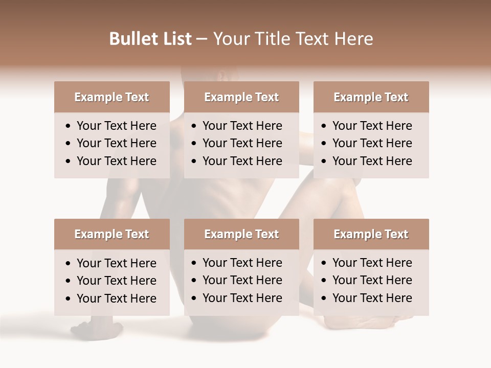 White Beauty Spine PowerPoint Template