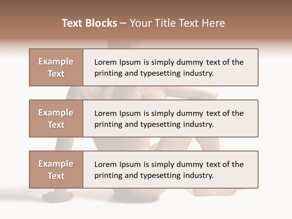 White Beauty Spine PowerPoint Template
