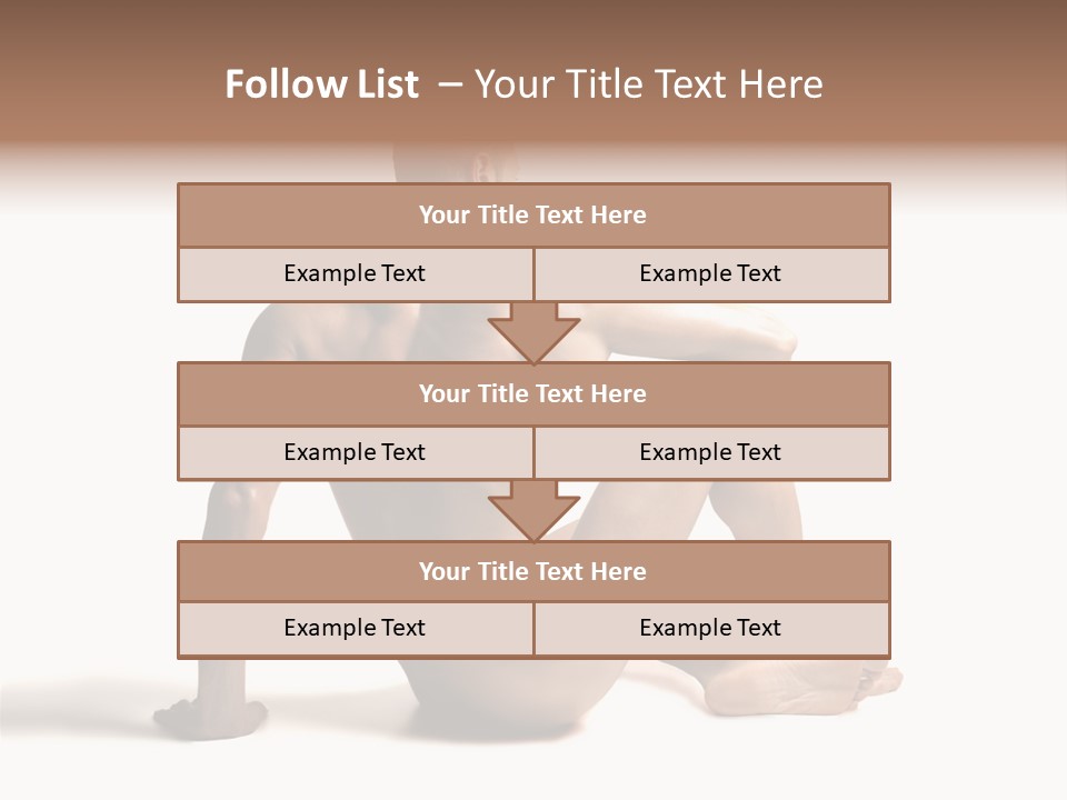 White Beauty Spine PowerPoint Template