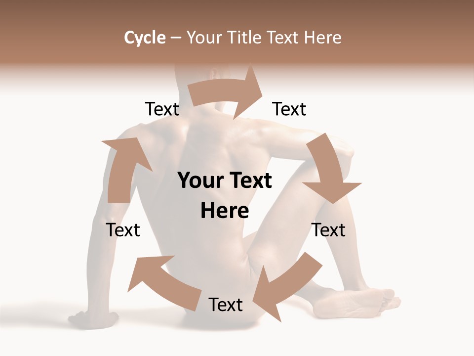 White Beauty Spine PowerPoint Template