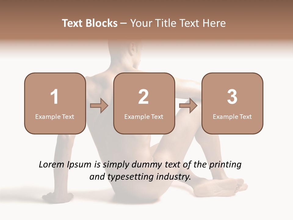 White Beauty Spine PowerPoint Template