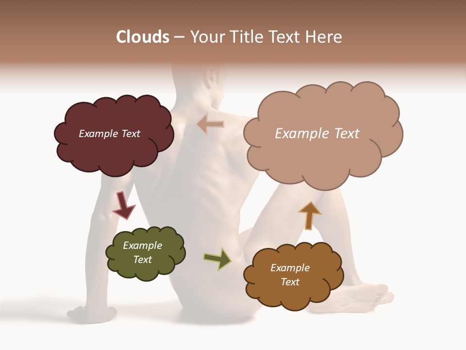 White Beauty Spine PowerPoint Template