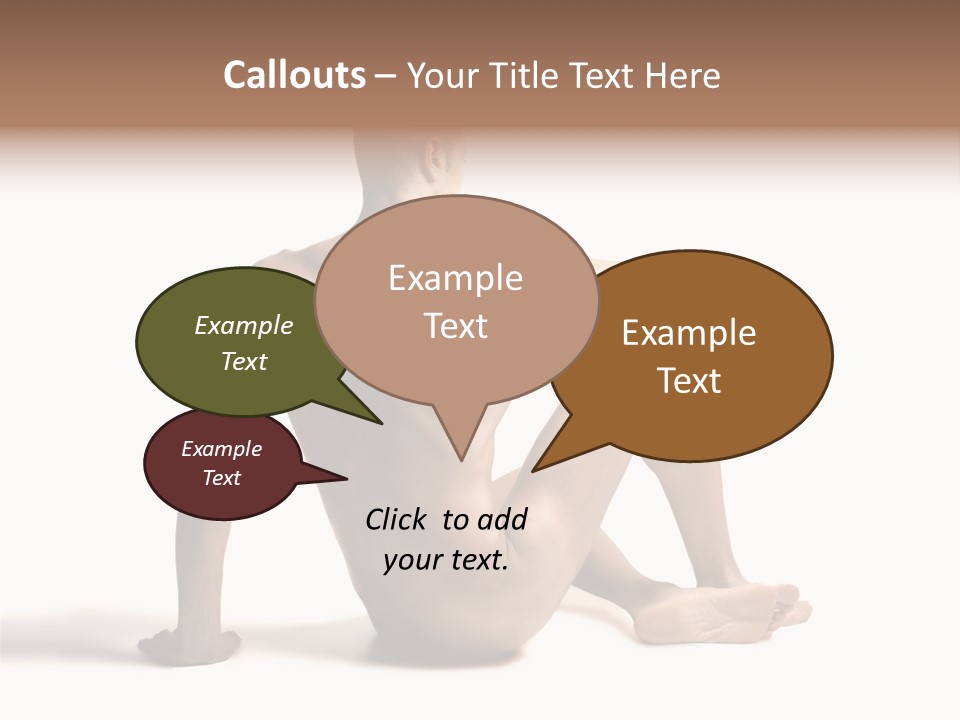 White Beauty Spine PowerPoint Template