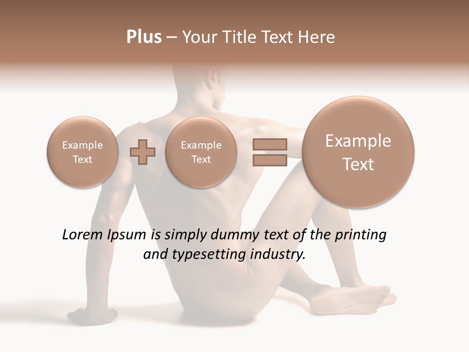 White Beauty Spine PowerPoint Template