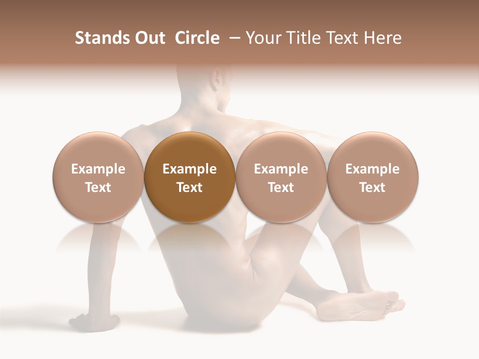 White Beauty Spine PowerPoint Template