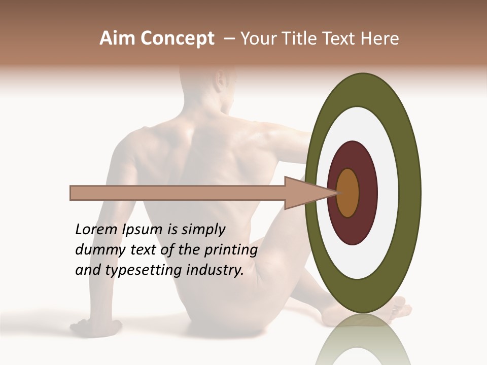 White Beauty Spine PowerPoint Template