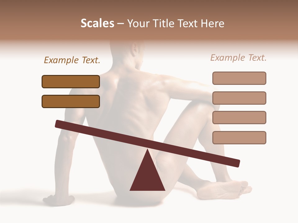 White Beauty Spine PowerPoint Template