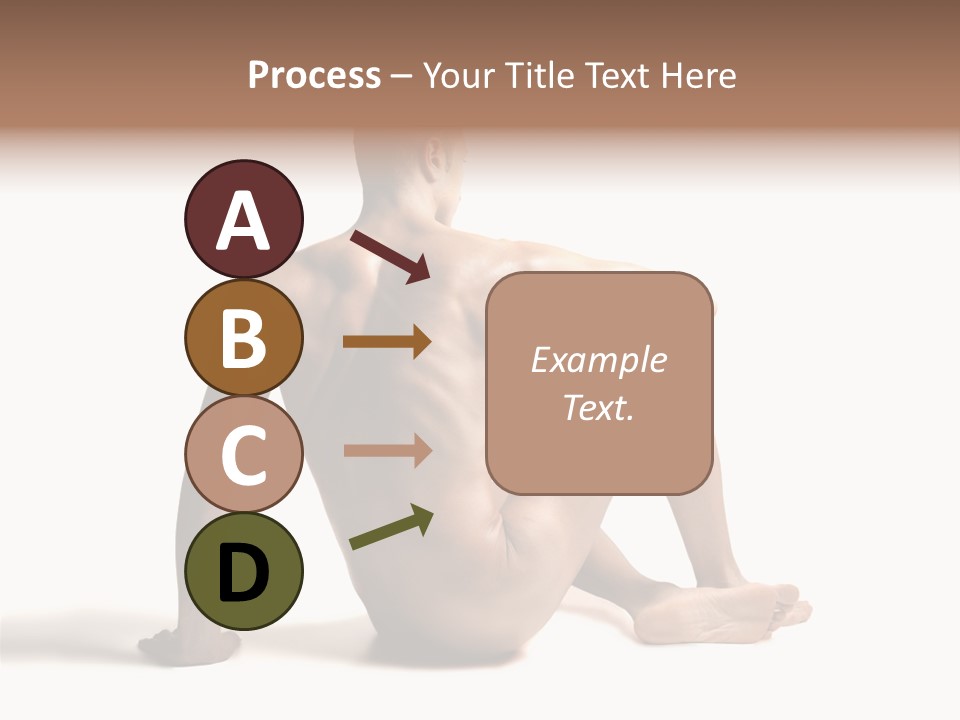 White Beauty Spine PowerPoint Template