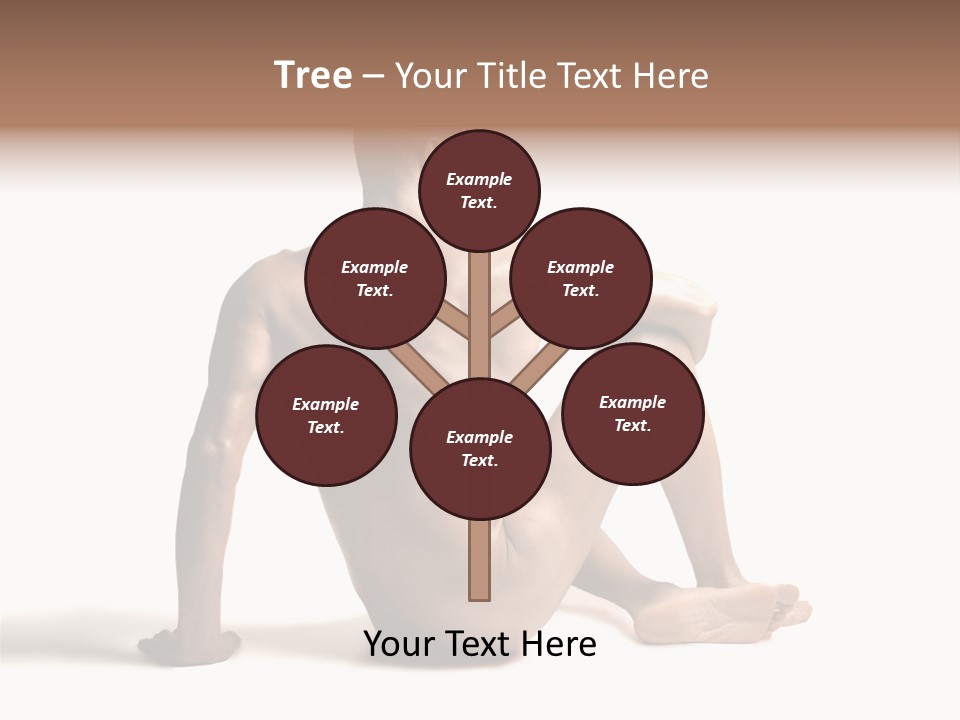 White Beauty Spine PowerPoint Template