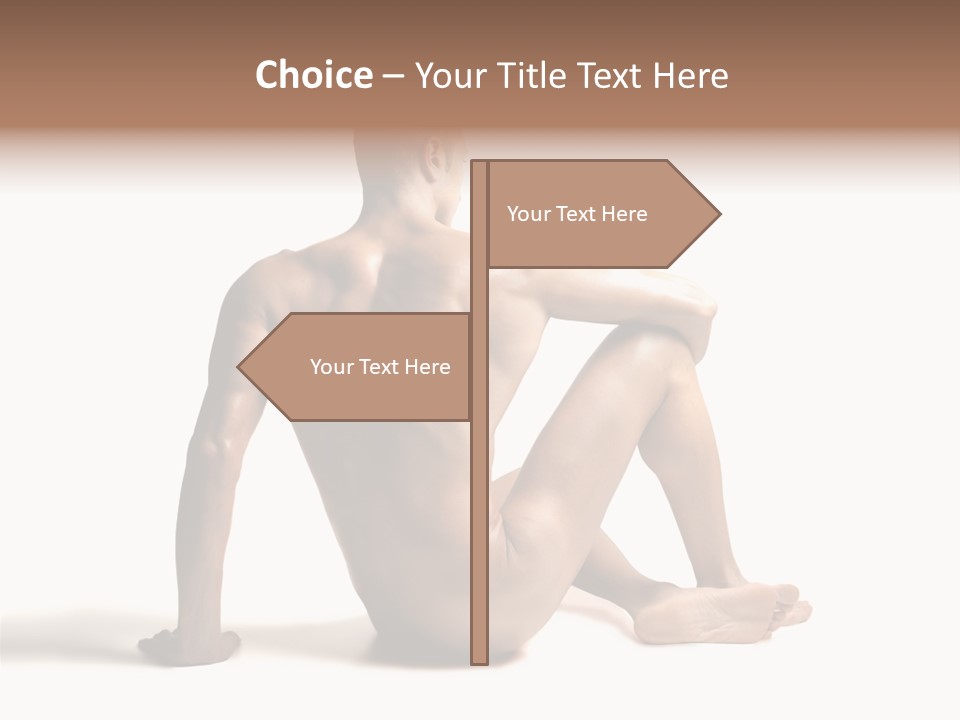 White Beauty Spine PowerPoint Template