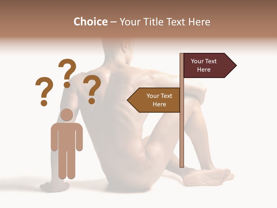 White Beauty Spine PowerPoint Template