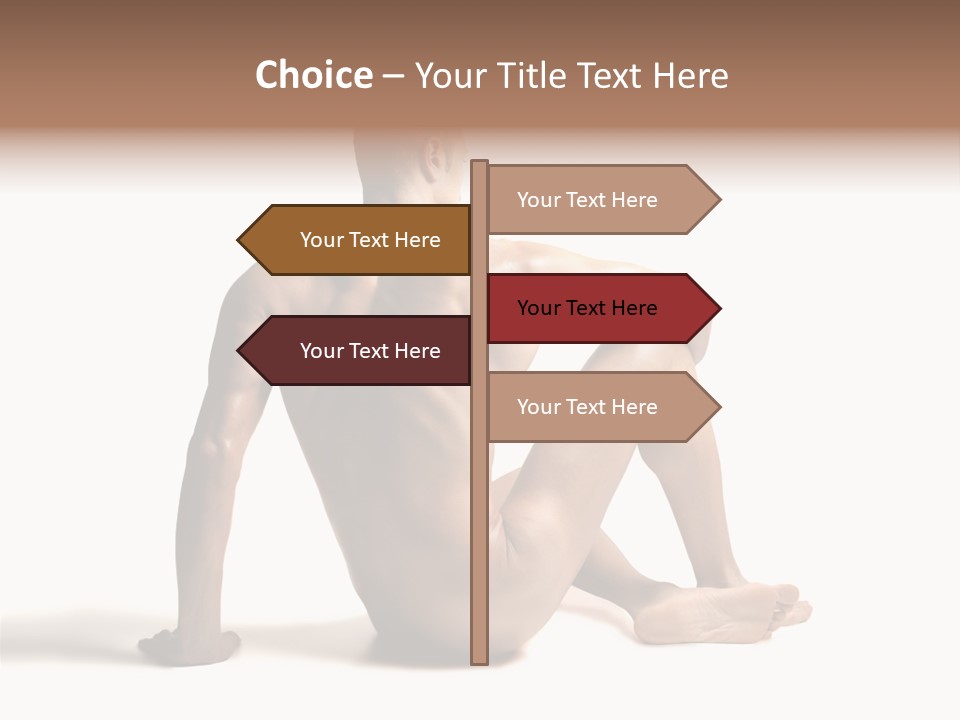 White Beauty Spine PowerPoint Template