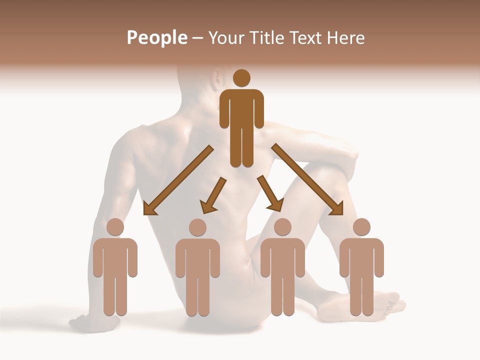 White Beauty Spine PowerPoint Template
