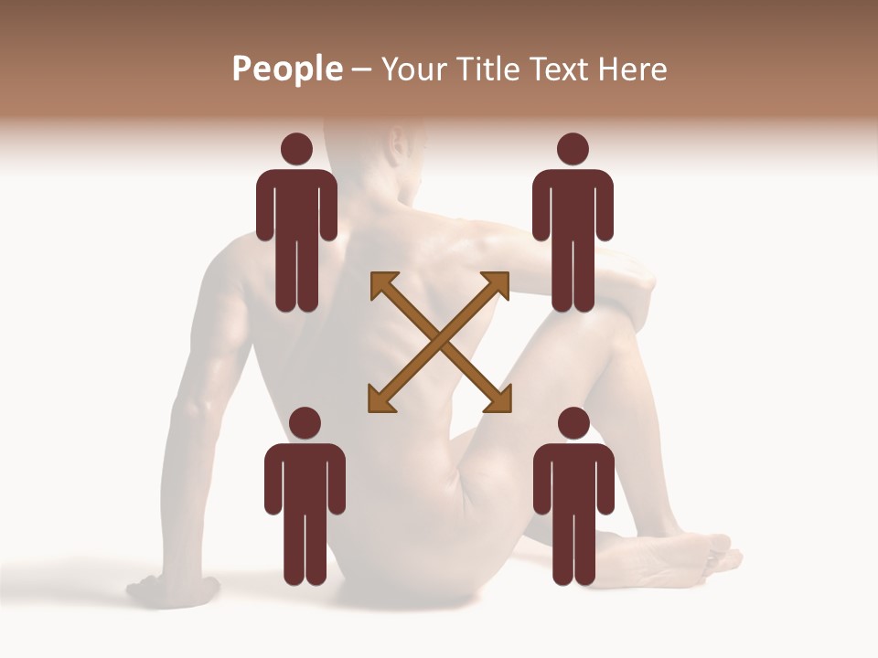 White Beauty Spine PowerPoint Template