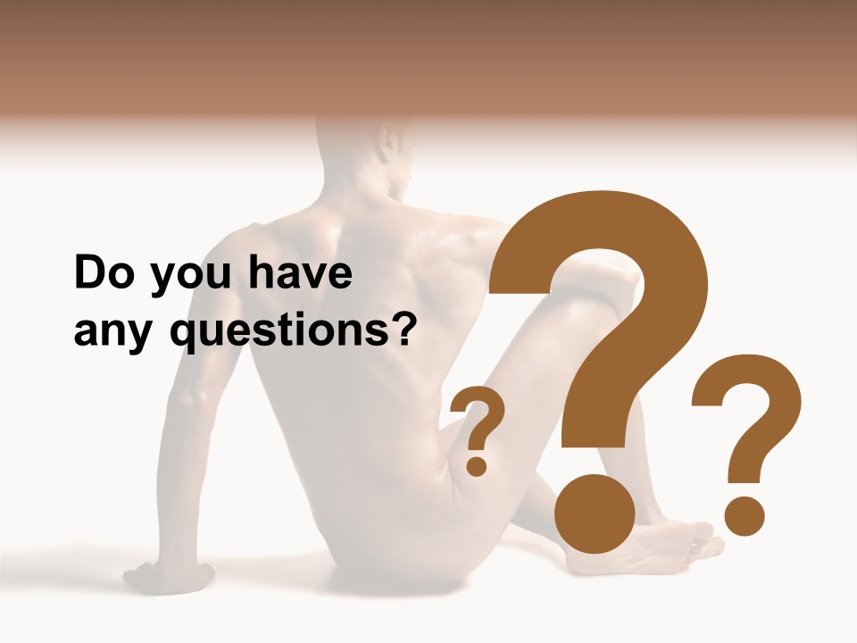 White Beauty Spine PowerPoint Template