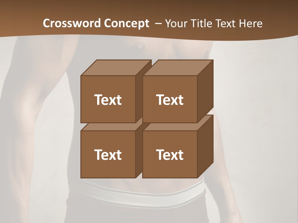 Man Pant Handsome PowerPoint Template