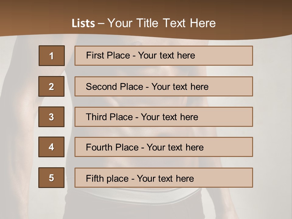 Man Pant Handsome PowerPoint Template