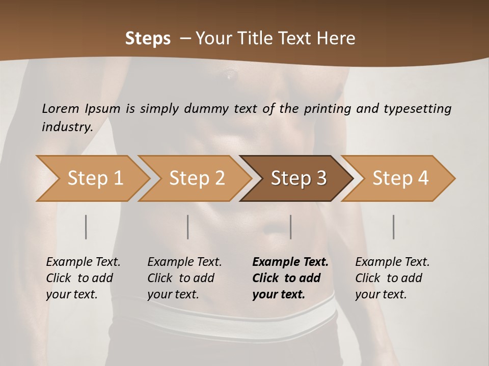 Man Pant Handsome PowerPoint Template