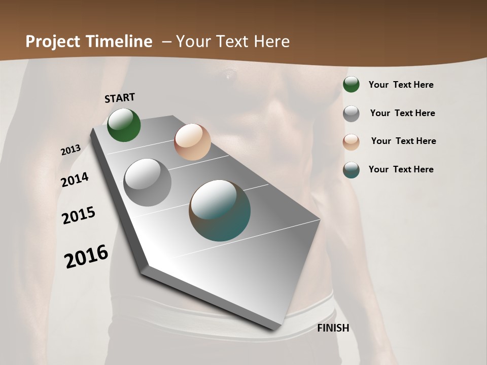 Man Pant Handsome PowerPoint Template