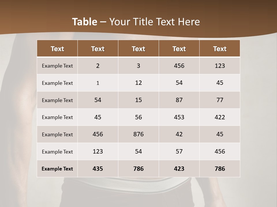 Man Pant Handsome PowerPoint Template