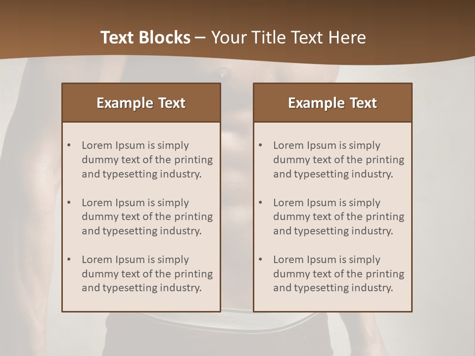 Man Pant Handsome PowerPoint Template