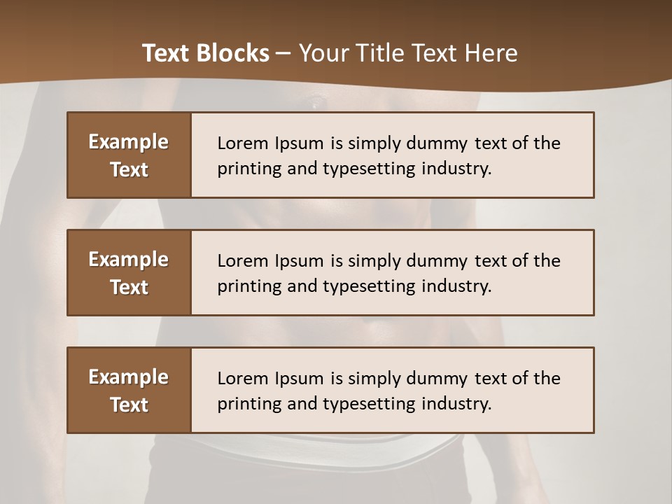 Man Pant Handsome PowerPoint Template