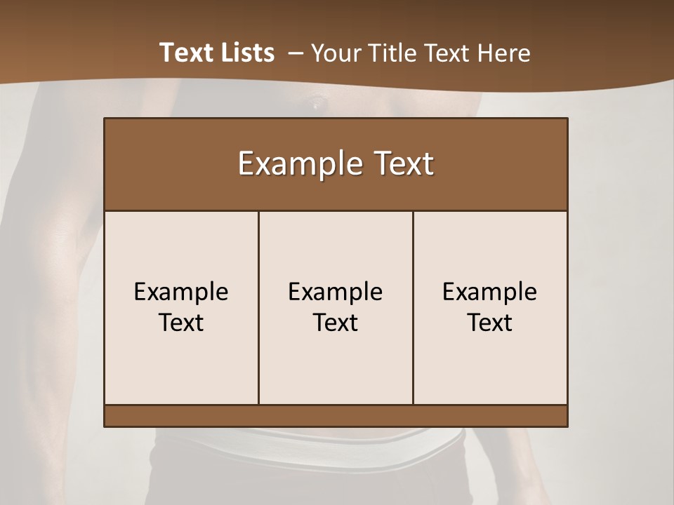 Man Pant Handsome PowerPoint Template