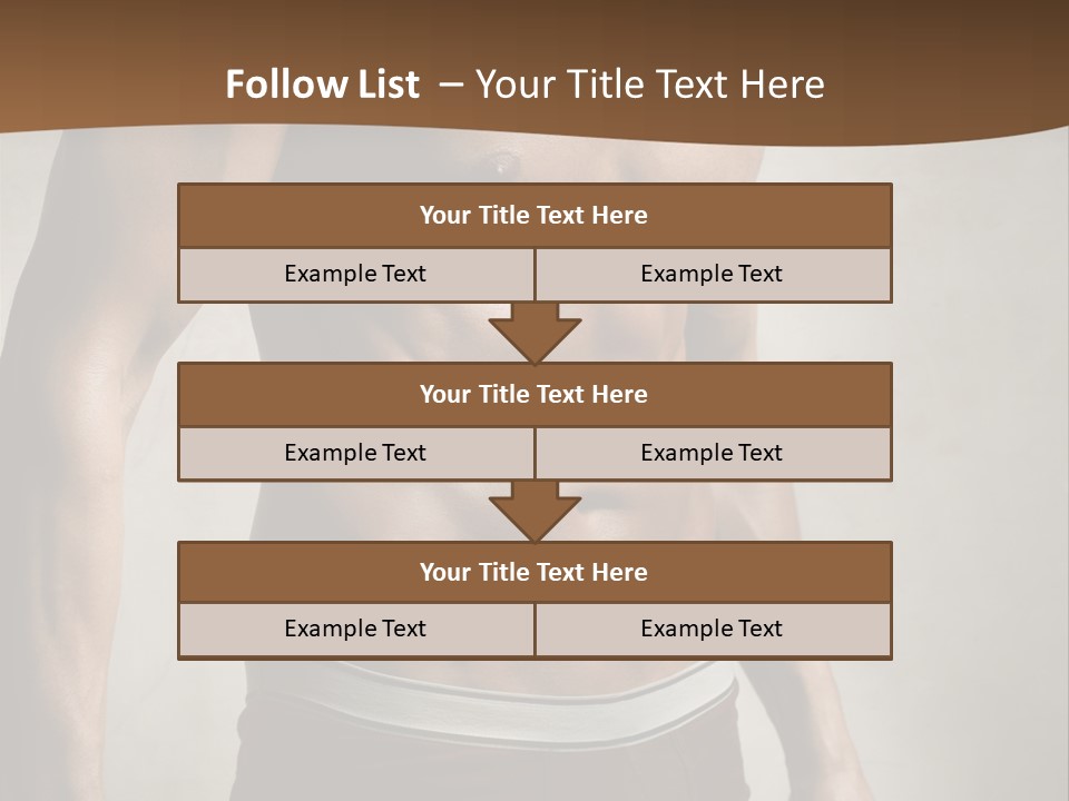 Man Pant Handsome PowerPoint Template