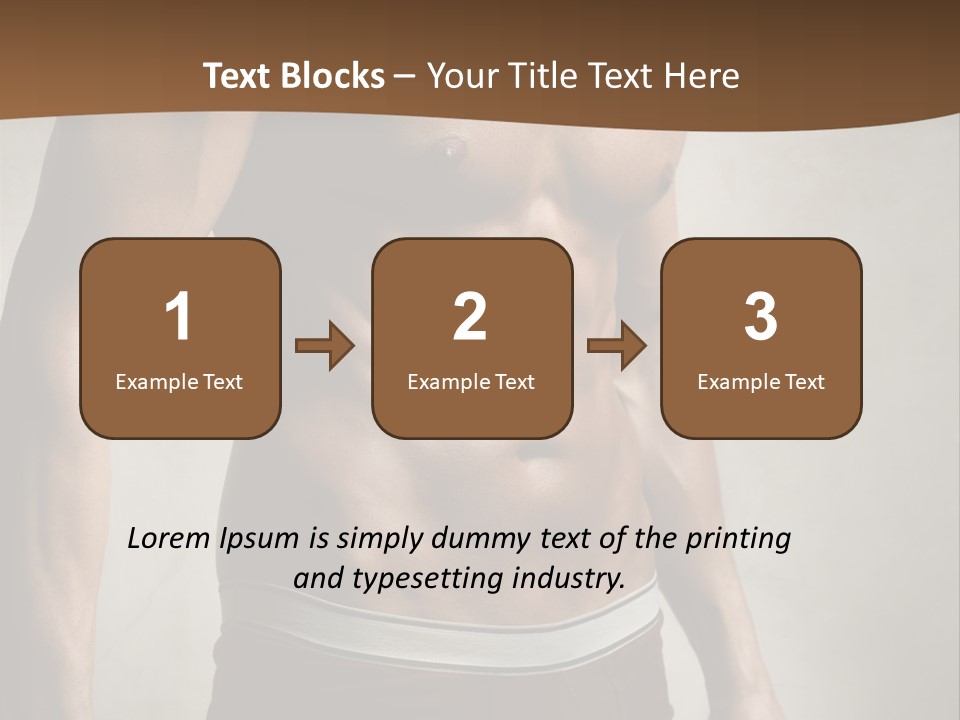 Man Pant Handsome PowerPoint Template