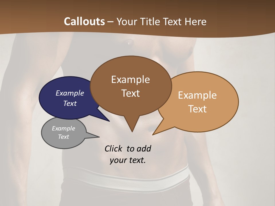 Man Pant Handsome PowerPoint Template