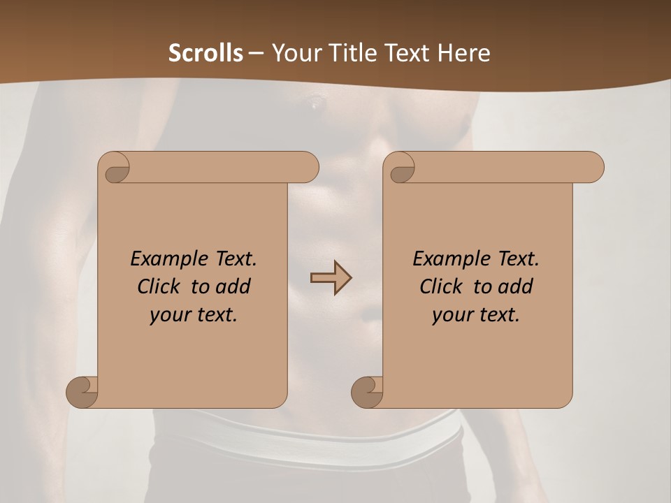 Man Pant Handsome PowerPoint Template