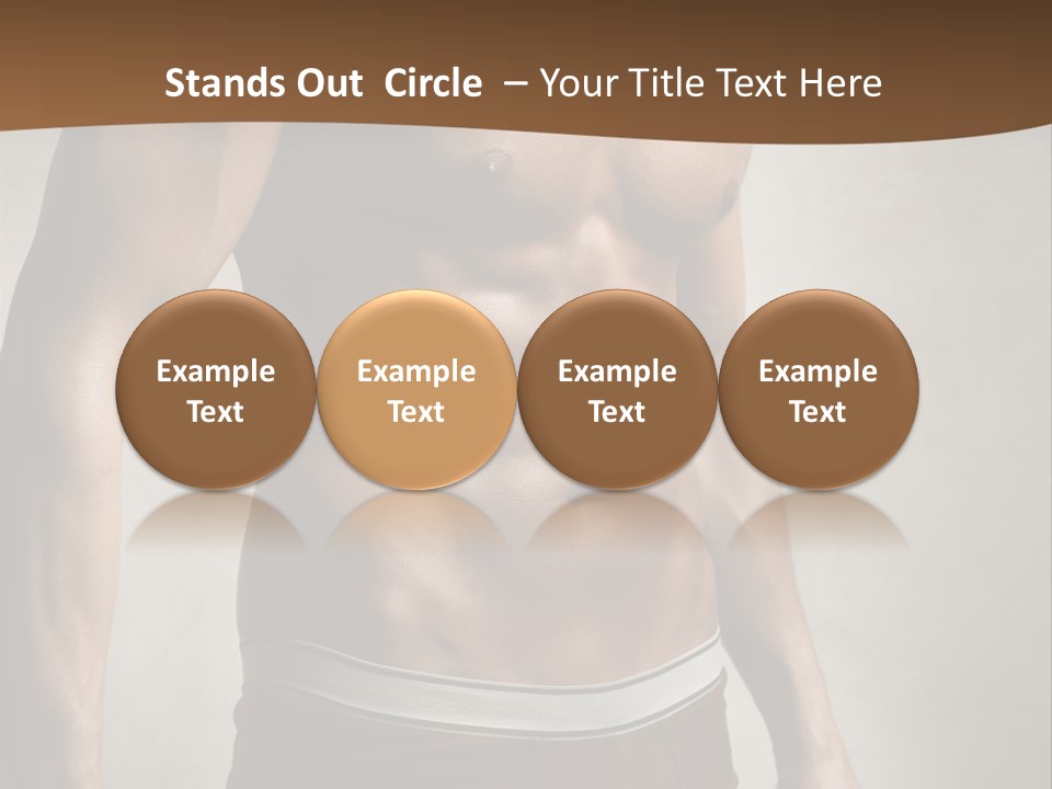 Man Pant Handsome PowerPoint Template