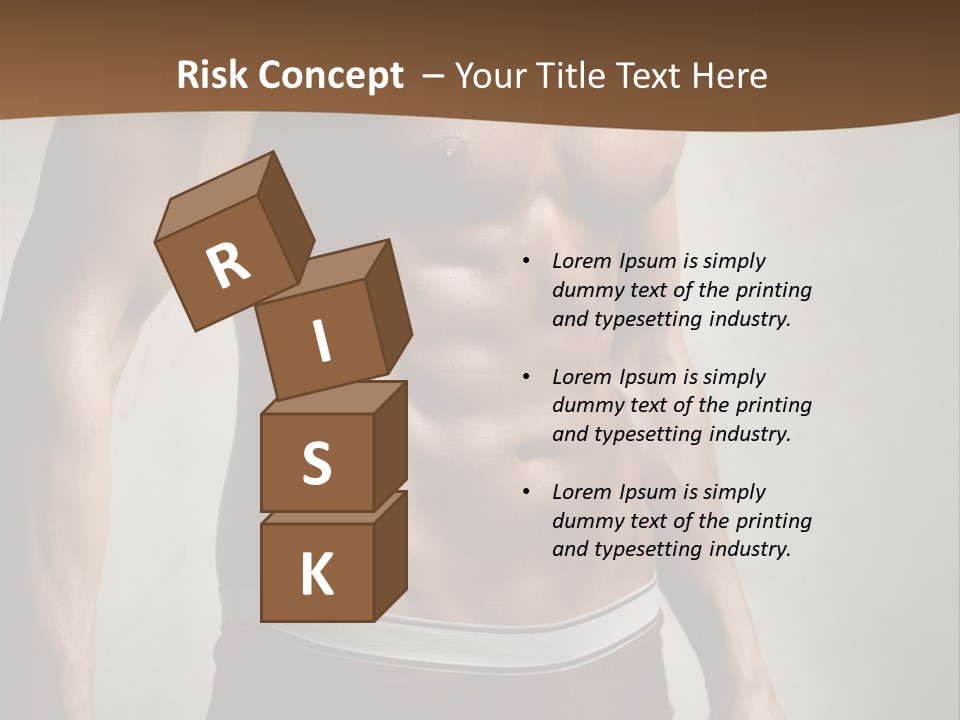 Man Pant Handsome PowerPoint Template