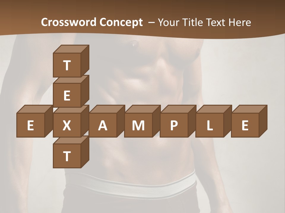 Man Pant Handsome PowerPoint Template