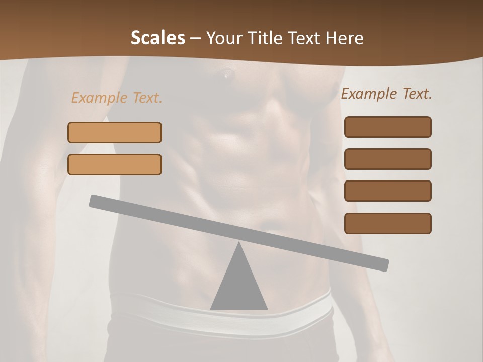 Man Pant Handsome PowerPoint Template