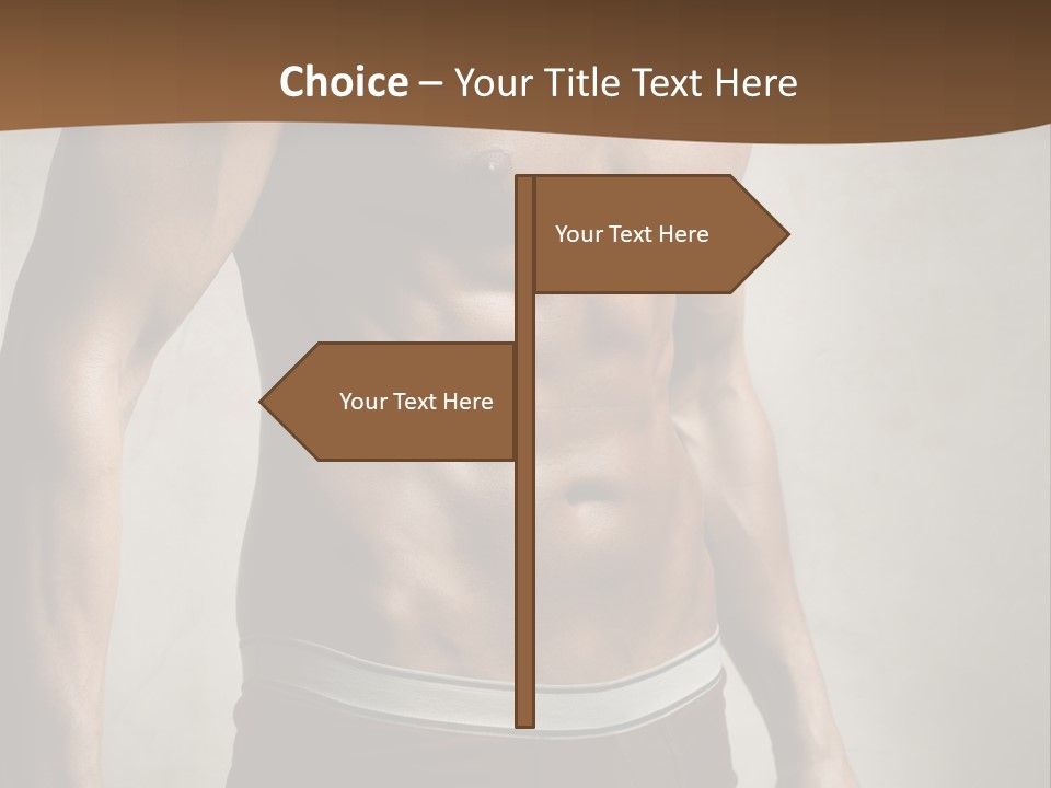 Man Pant Handsome PowerPoint Template