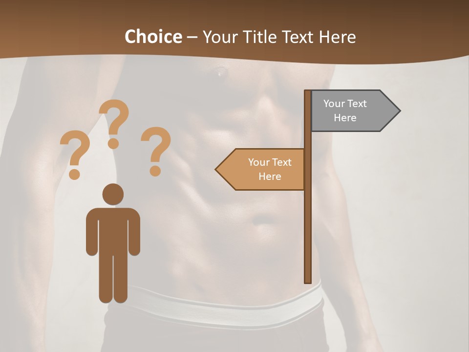 Man Pant Handsome PowerPoint Template