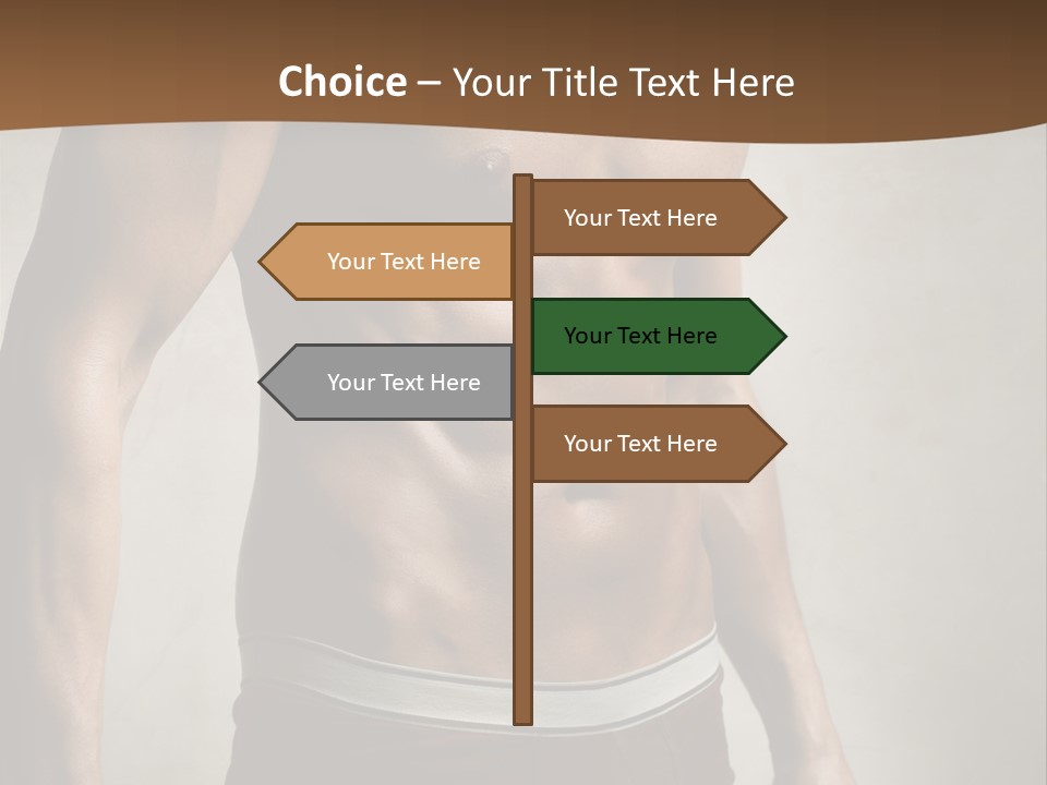 Man Pant Handsome PowerPoint Template