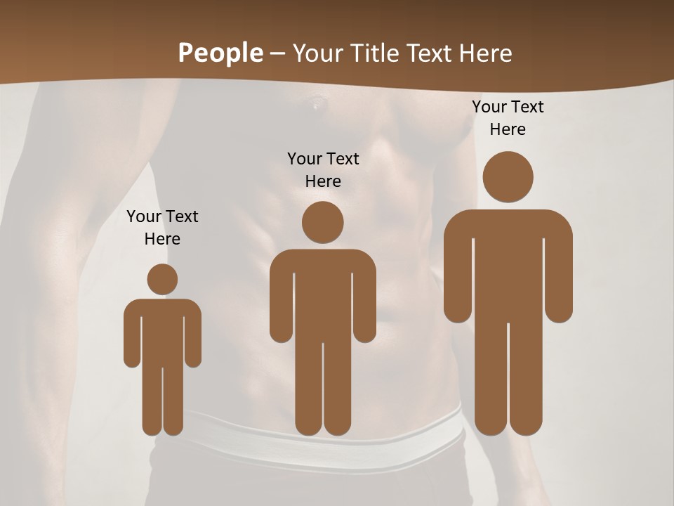 Man Pant Handsome PowerPoint Template