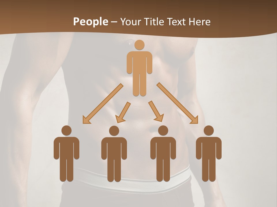 Man Pant Handsome PowerPoint Template