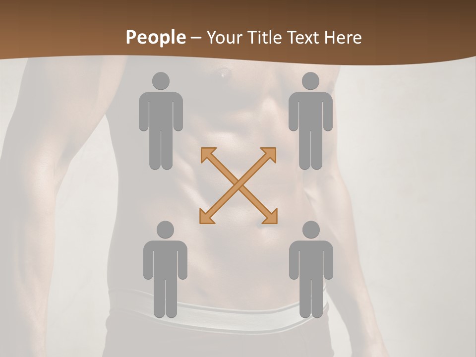 Man Pant Handsome PowerPoint Template
