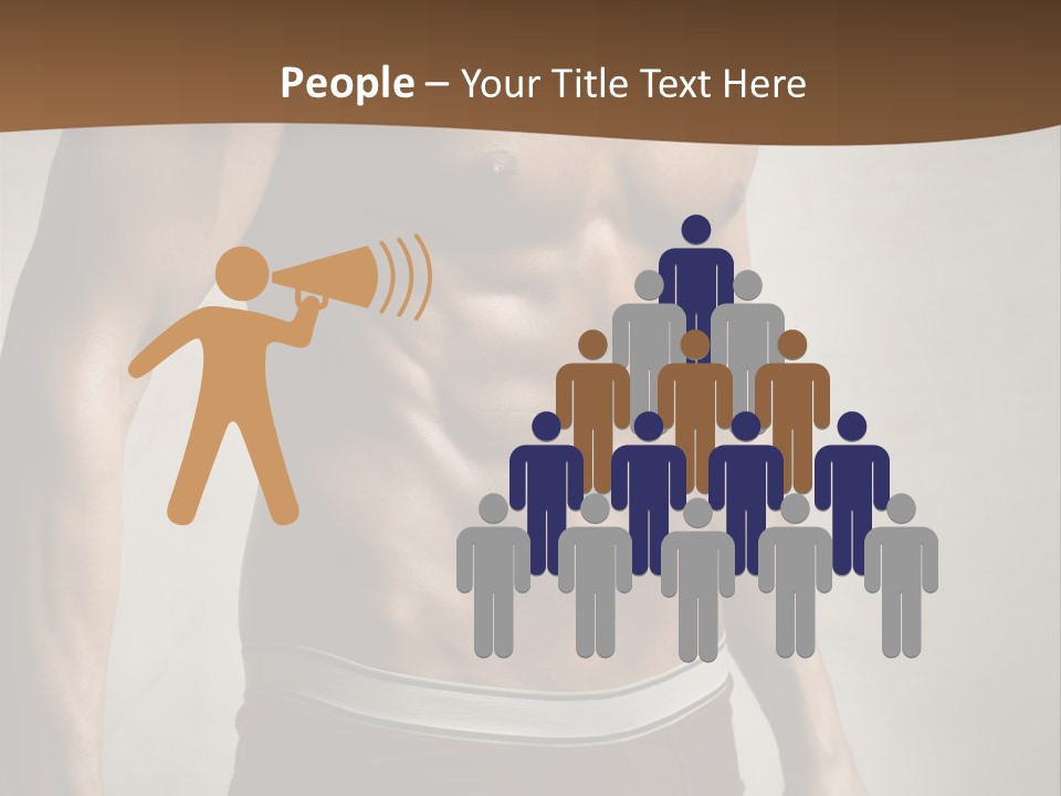 Man Pant Handsome PowerPoint Template