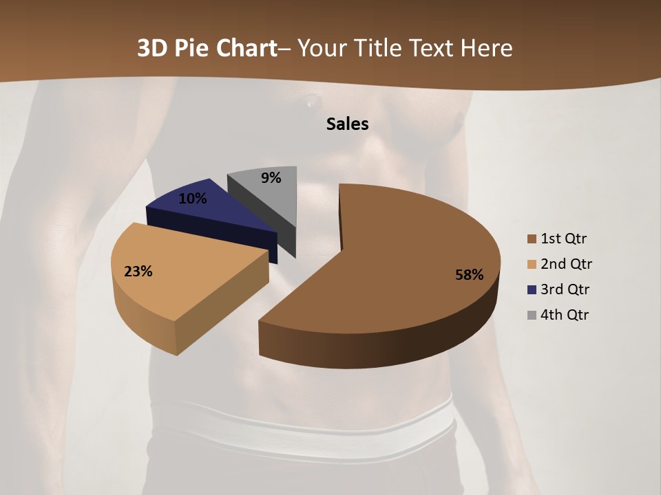 Man Pant Handsome PowerPoint Template