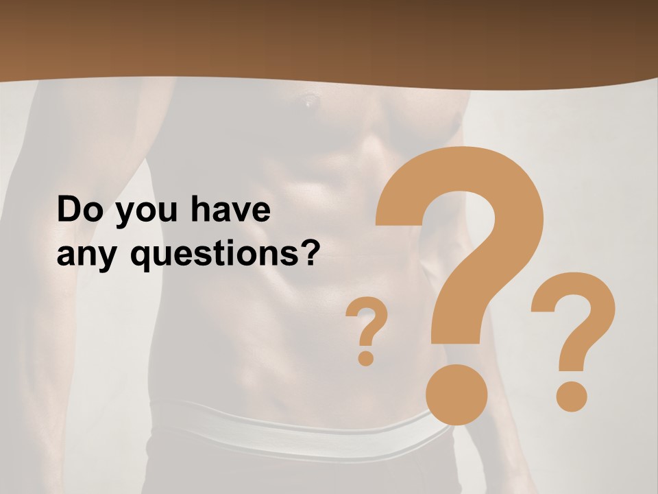 Man Pant Handsome PowerPoint Template